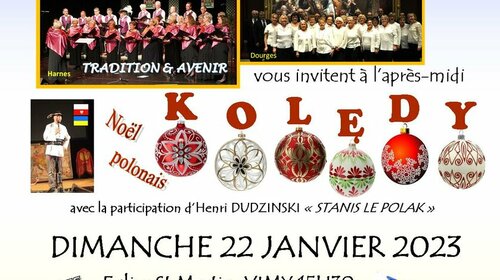 Concert "Koledy" caritatif à VIMY